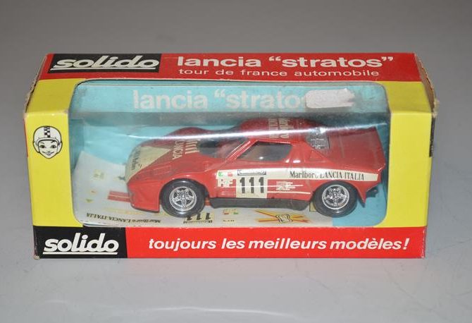 Modèle Réduit SOLIDO 1/43 - Lancia Stratos Tour Corse #19 - Échelle 1:43 - Blanc