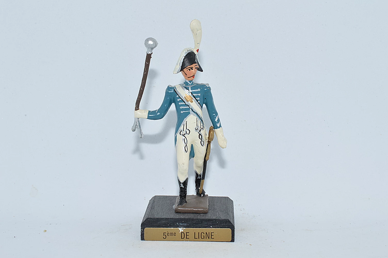 Figurines Soldats Plastique 1er Empire - 5 Tambours + 1 Clairon - Échelle 1:32 - Starlux